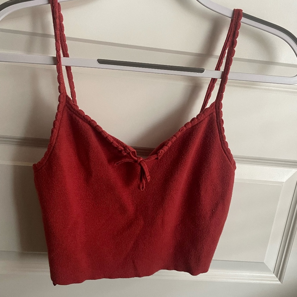 LA Hearts Red Crop Top